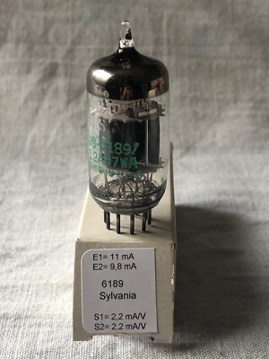 Tube Électronique RCA ECC82 / 12AU7 - NOS (New Old Stock), équilibré, Neuf Dans Sa Boîte D'origine