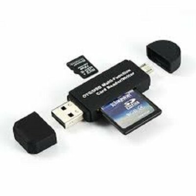 4 in 1 Computer USB 2.0 Flash Disk OTG Smart TF Card Reader For Android Phones