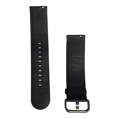 Original Samsung Galaxy Active SM-R825U 20mm Leather Wristband Band S/M  Black