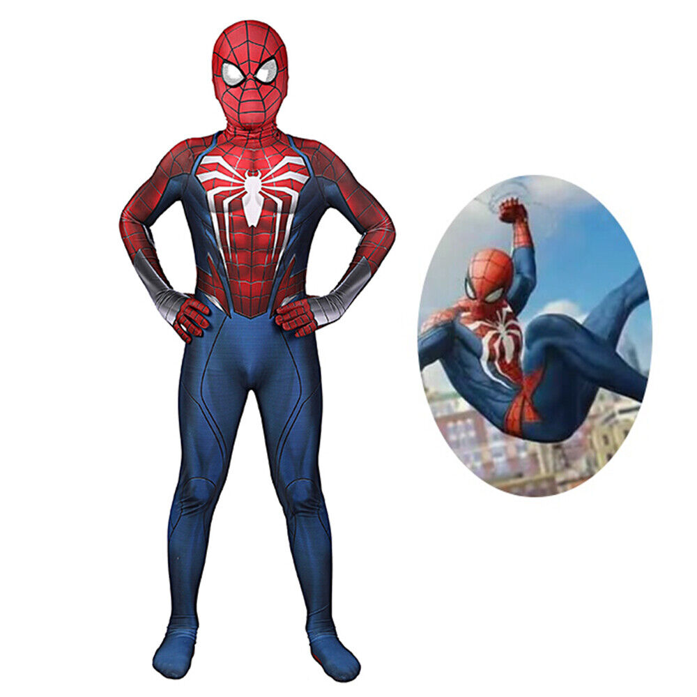 Marvel's Spider-Man 2 PS5 Peter Parker Costume Cosplay Suit Bodysuit Kids