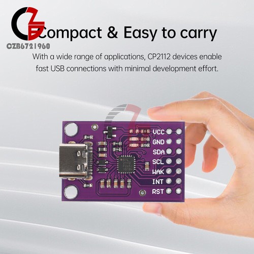 CP2112 Debug Board USB to SMBus I2C Communication Module For CCS811 Board Type-C - Picture 10 of 17