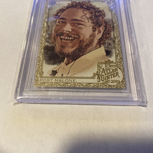 2019 Topps Allen & Ginter's Post Malone Gold Border #176 BGS 9 Mint Card Beckett - Picture 2 of 6