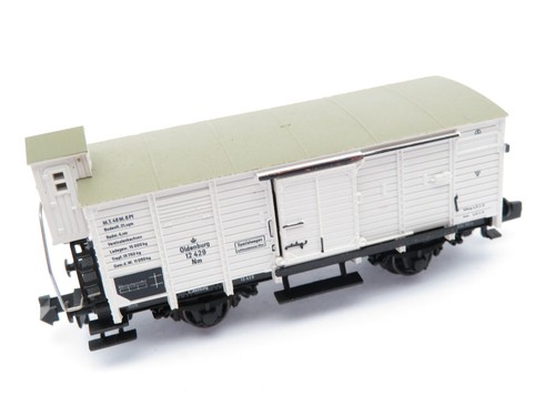 326N /13 - Fleischmann N 8880 - ged. Güterwagen weiß der G.O.E. Oldenburg - top | Zustand: Gebraucht