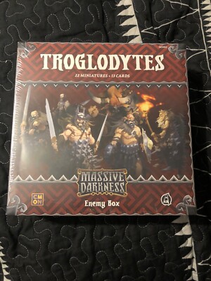 CMON Massive Darkness  Troglodytes Enemy Box NEW SEALED