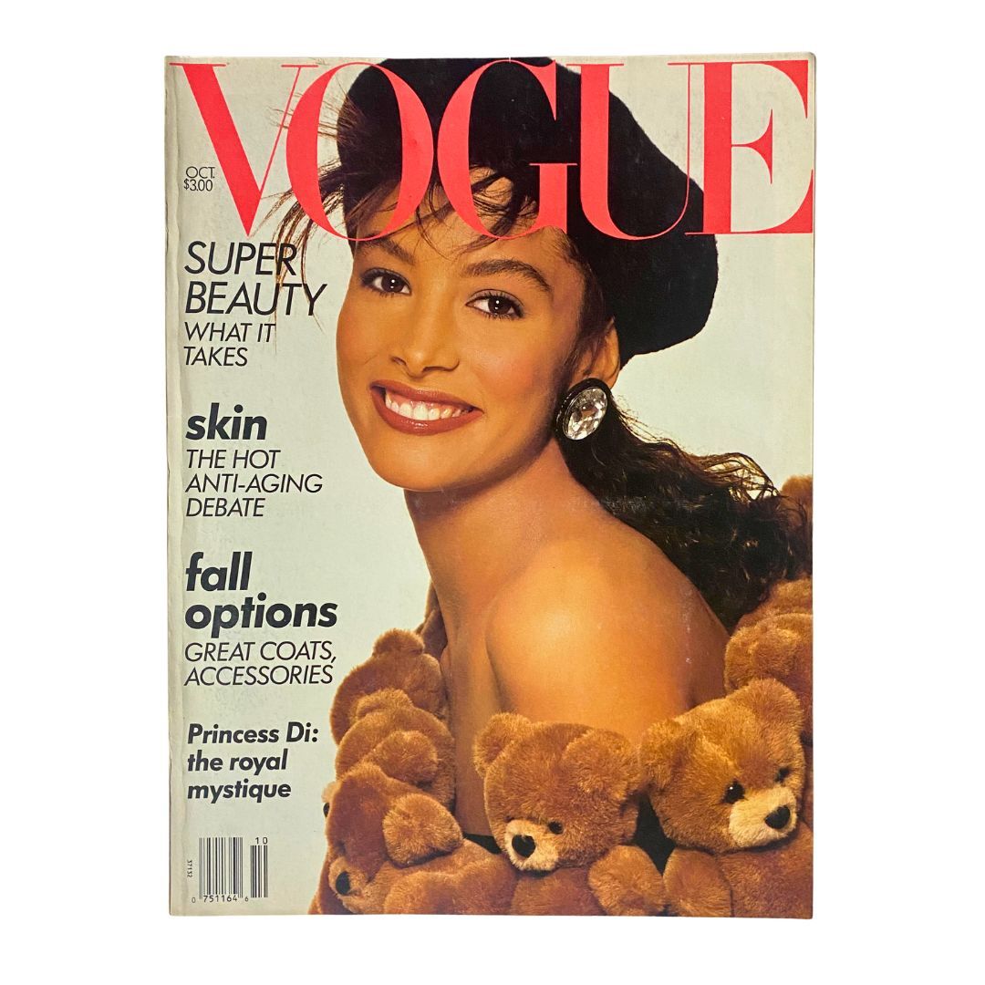 VTG Vogue Magazine October 1988 Kara Young by Richard Avedon No