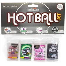 HOT FLOWERS Hot Ball Set with 4 packs: Hot & Ice, Shock, Power Black, Xana Loka