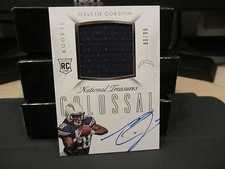 National Treasures Rookie Autograph Jersey Chargers Melvin Gordon 89/99  2015