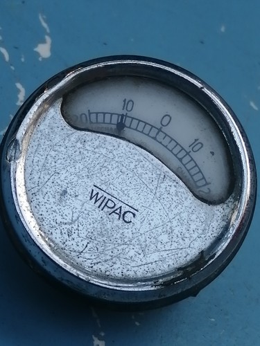 " WIPAC " Ammeter To Suit Classic Motorcycle.