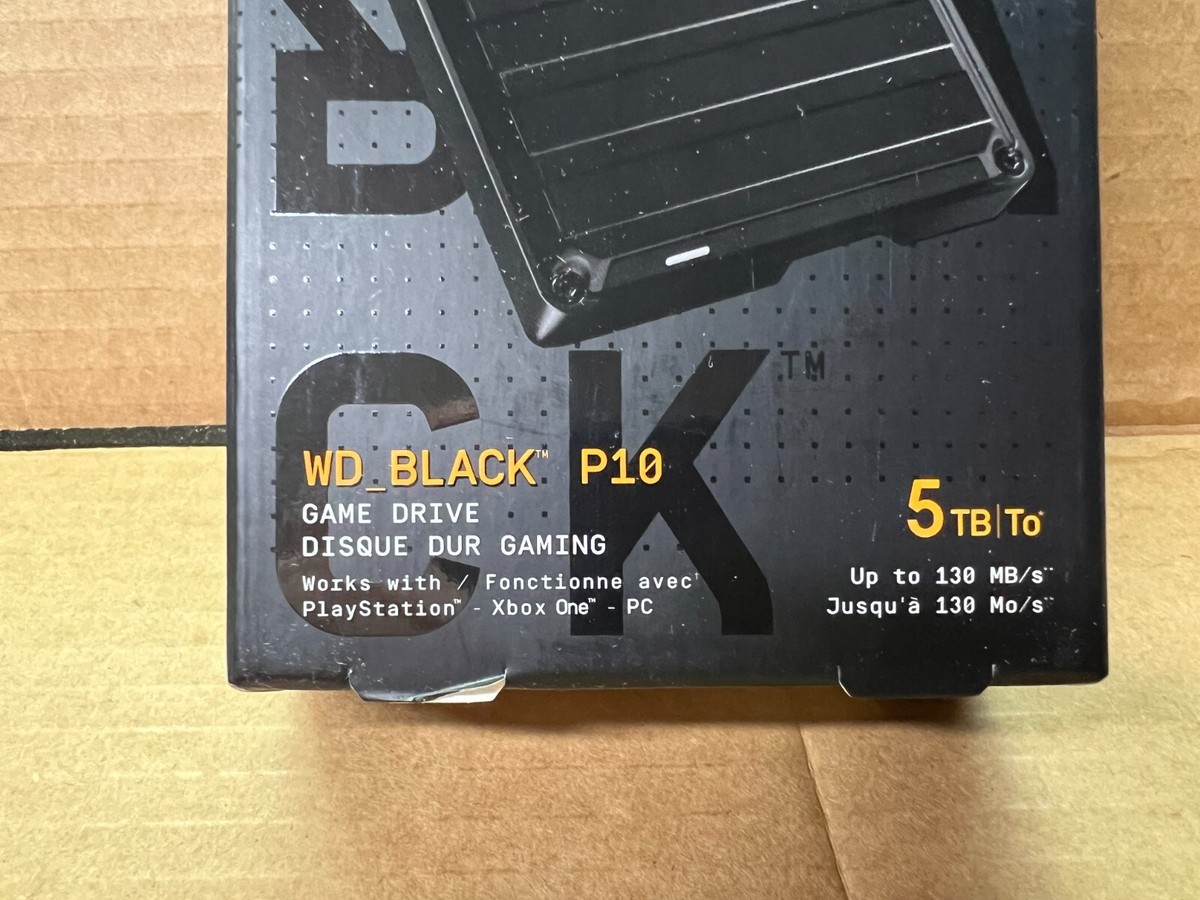 Western Digital Black P10 5TB,External,2.5 inch (WDBA3A0050BBKWESN