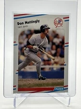 1988 Fleer Don Mattingly Baseball Card #214 Mint FREE SHIPPING