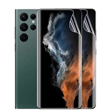 Hydrogel Screen Protector Camera Protector Shockproof Case for Samsung S24 Ultra