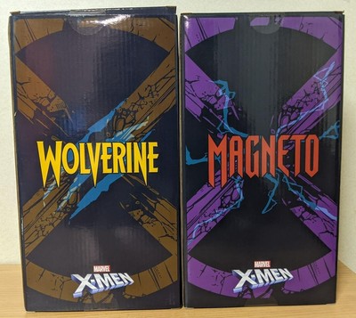 BE@RBRICK Marvel X-MEN 400% Wolverine & Magneto Happy 