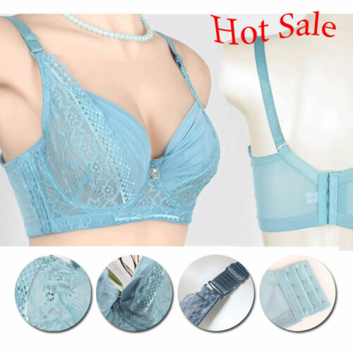 UNDERWIRE NON-PADDED LACE 3/4 CUP SUPPORT BRA BLACK & WHITE BLUE 34-40 42 44 BCD - 第 1/26 張圖片