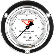 Right Weigh 250-1AXL-FF SINGLE Axle Load Scale for Single HCV Air Suspensions