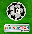 OFFICIAL UCL STARBALL BOH 14 + UEFA FOUNDATION FOR CHILDREN Real Madrid CF PATCH
