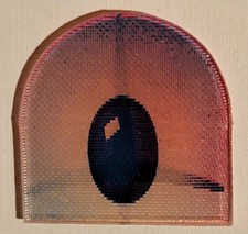 Blinking Eye or Oval.  1960s Vari-Vue Lenticular Flicker 1.1" x 1.1" Vintage
