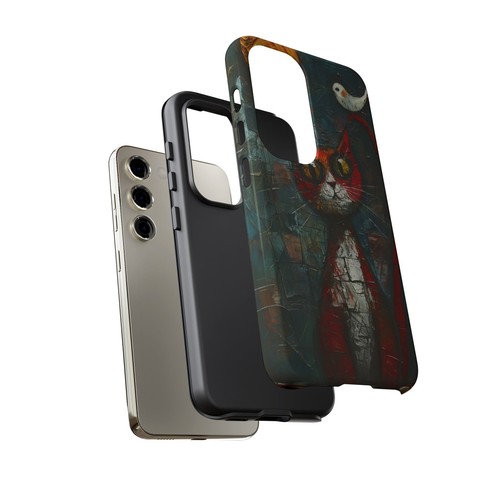 Cat Abstract Painting - Phone Ink Cover Case for iPhone, Galaxy, Pixel - 第 228/281 張圖片