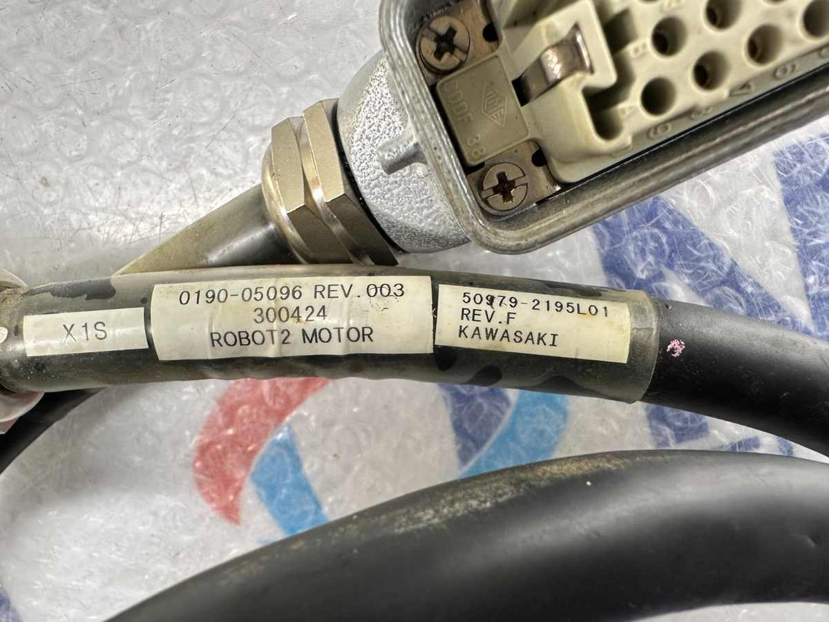 a9496ちゃん Kawasaki 50979-2195L01 Wafer Handling Robot Signal Cable / AMAT