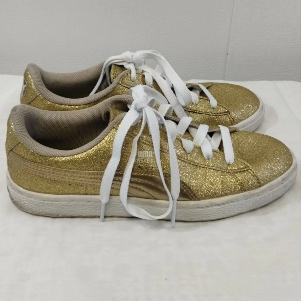 Puma Basket Girl's Shoes/Sneakers/Low-Tops Size4.5C SKU 3469 - Image 4 of 4