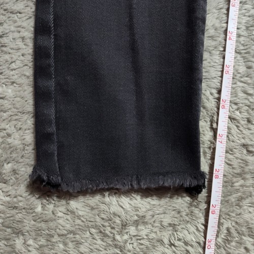 Gap Favorite Jegging High Rise Damen Gr. 2/26 schwarz Denim Jeans RAW HEM - Bild 13 von 14