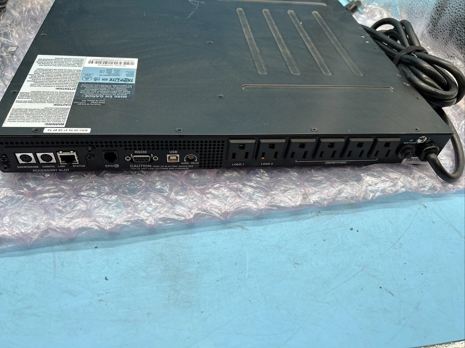 Tripp Lite SMART750RM1UN 750VA/600W 120V 6-Outlet 1U Line-Interactive UPS - Image 4 of 4