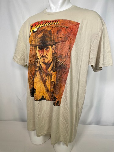 Indiana Jones Raiders of The Lost Ark Distressed Poster T-Shirt Men's XXL NWT - Picture 3 of 9