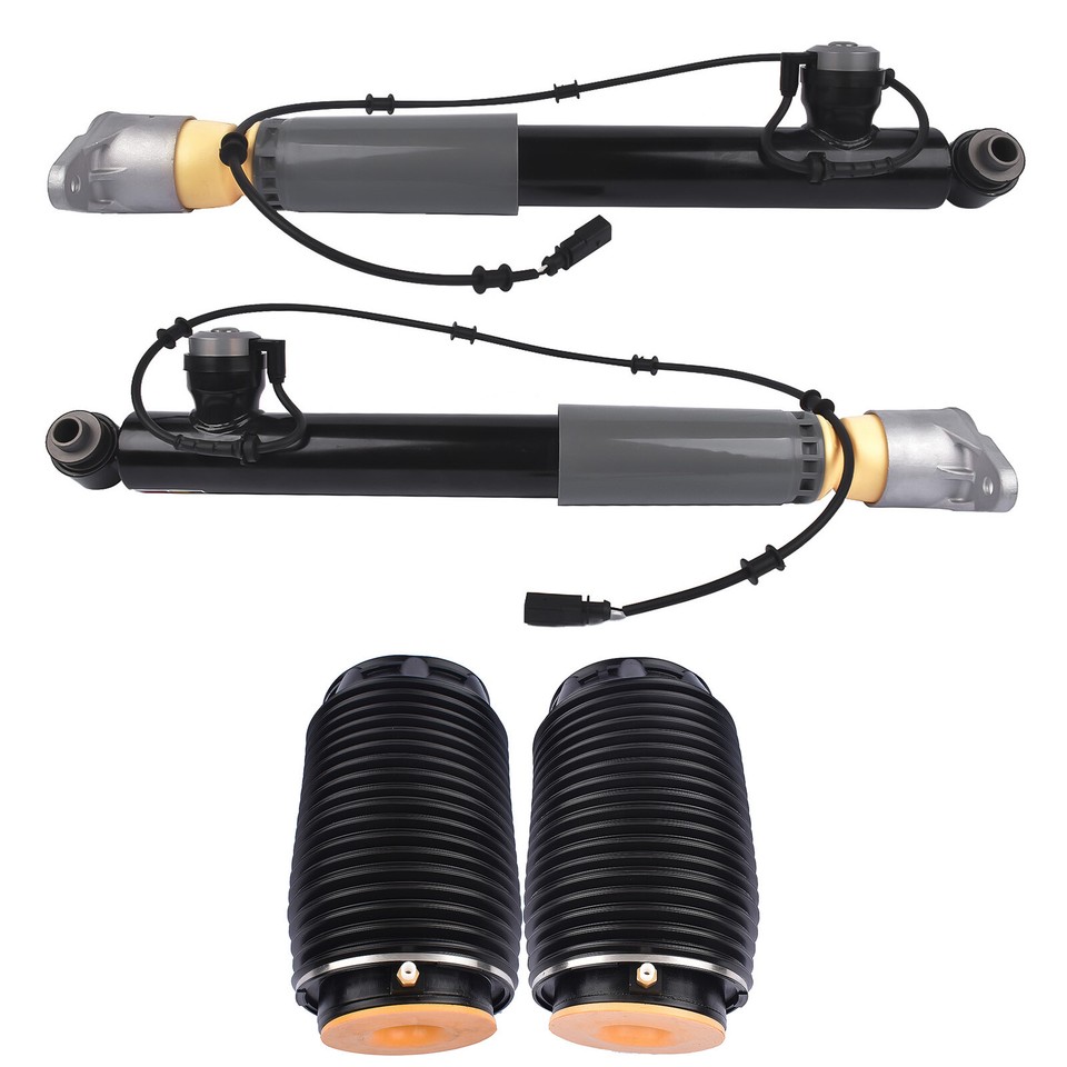 2 Pair Rear Set Shock Struts & Air Suspension Spring For Hyundai Equus ...