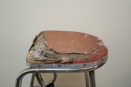 2021 RESTORATION PROJECT : Antique Australian Made Tubular Step Stool Ladder - Picture 4 of 10