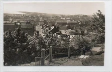 Postcard size photograph of Cowdenbeath High Street, Fife 1936 (C73916)