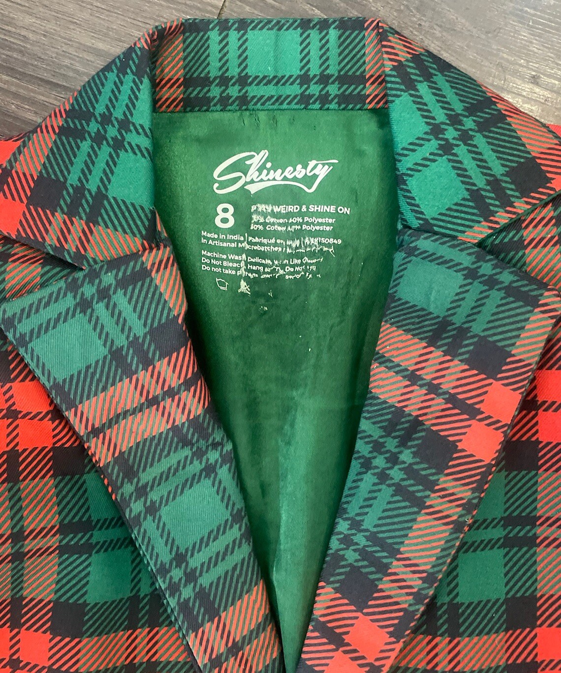 Shinesty Christmas outfit suit jacket pants Boys Size 8 Shinesty Kids