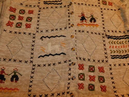 VTG 90's SWEATER LOT VEST FALL AUTUMN HALLOWEEN KATHRYN DEENE WOMENS PLUS 26 28 - Picture 4 of 19
