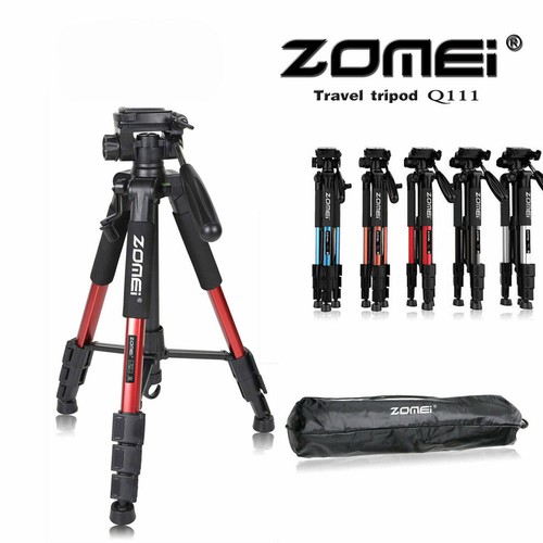 Zomei Q111 professionelles strapazierfähiges Aluminium Stativ & Pan Kopf für DSLR-Kamera UK  - Bild 1 von 16