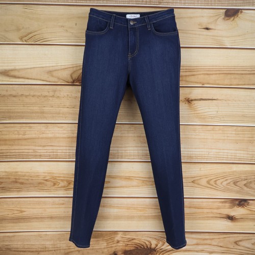 Vibrant MIU Skinny Jeans Juniors 13/30 Blue Dark Wash Stretch Mid Rise Pockets