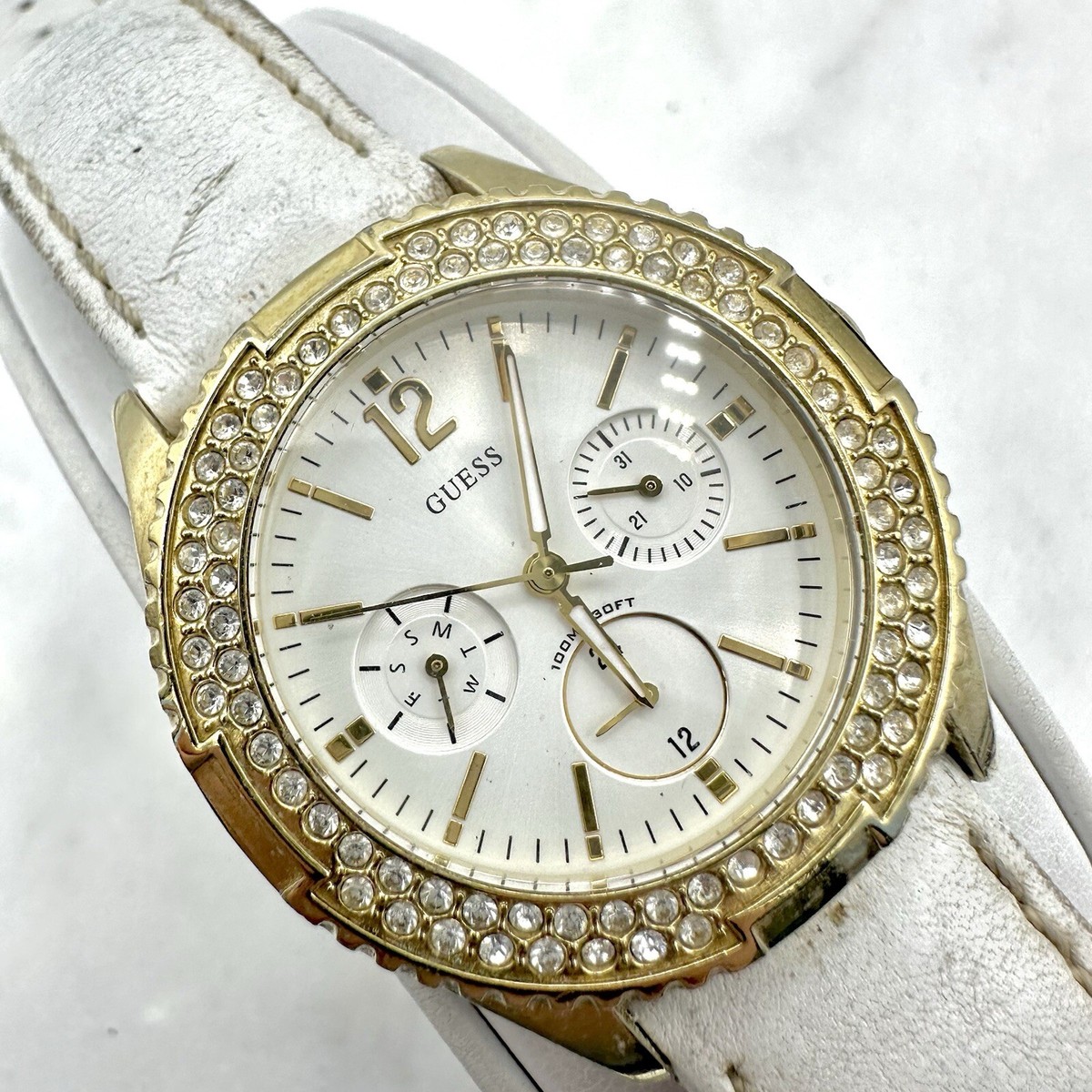 New Guess lady battery leather band GUESS W20015L1 Women main image 3