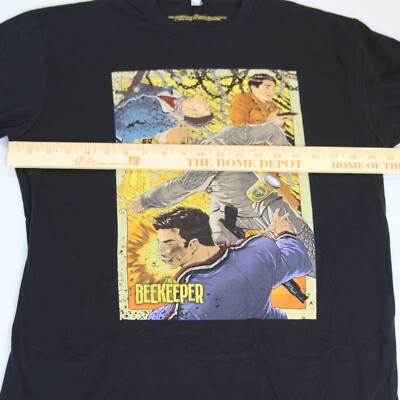 新品　ビーキーパー　BEEKEEPER オフィシャル　Tシャツ　L　ステイサム ジェイソン・ステイサム『ビーキーパー』前売特典はアクスタやT