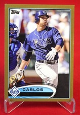 Carlos Pena Gold Topps 2012 MLB Baseball Card 1289/2012