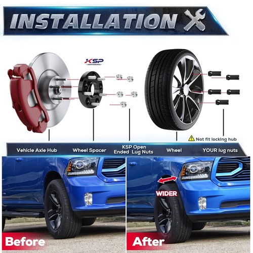 1.5" 5x5.5 Hubcentric Wheel Spacer 5x139.7 For 2012-2018 Dodge Ram 1500 M14X1.5 - Picture 7 of 7