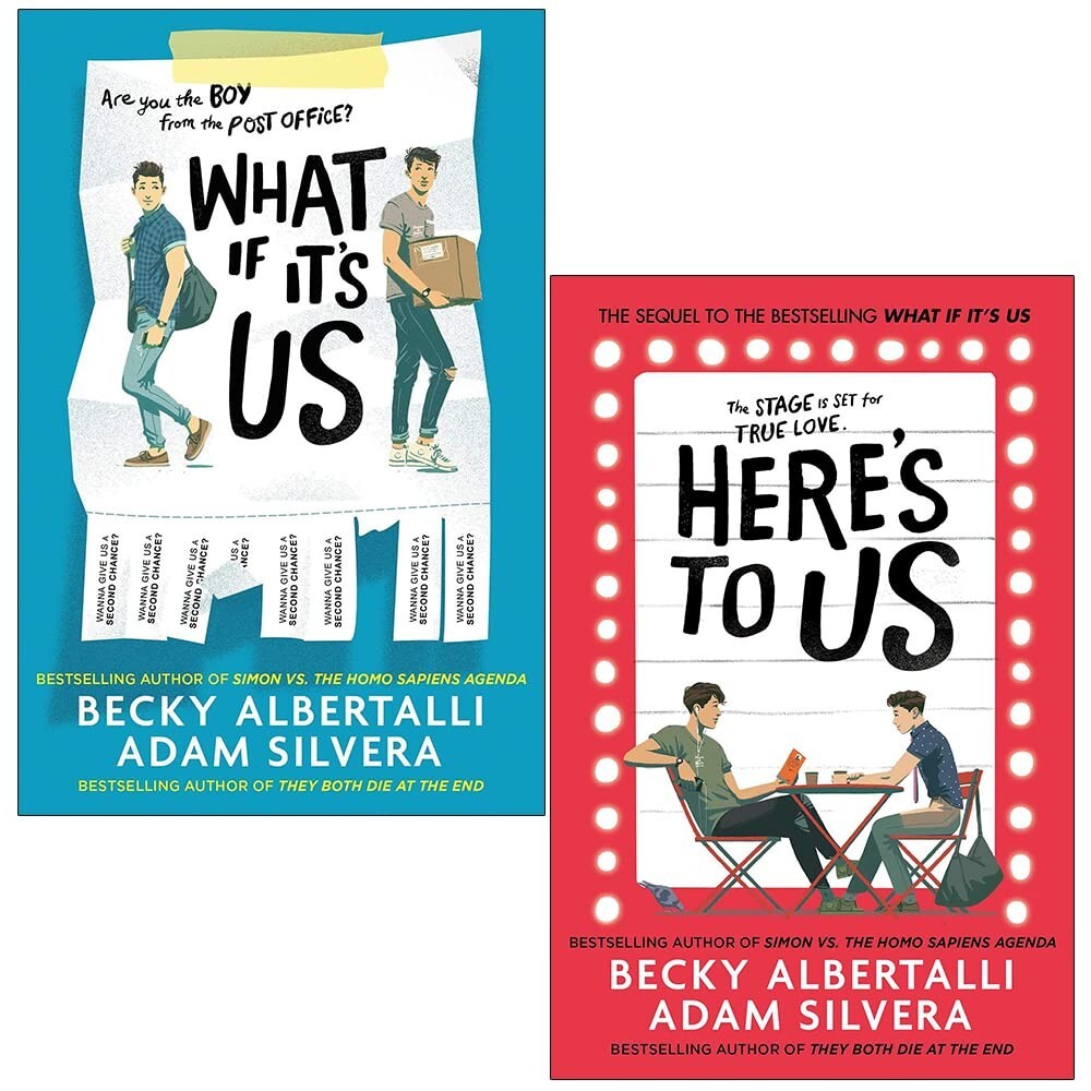 Adam Silvera What if it's us Collection 2 Books Set Here's To Us Becky Albertall