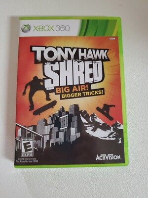 Tony Hawk Shred Microsoft Xbox 360 Disc Manual & Case Complete 2010 Rated E