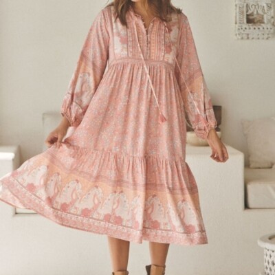 chinese dress ladies Ezra Yellow Maxi Dress - US 4 main image 0