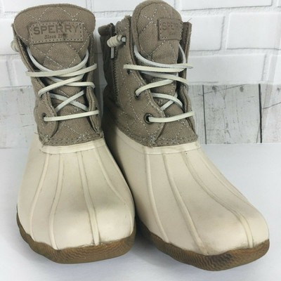 sperry ivory duck boots