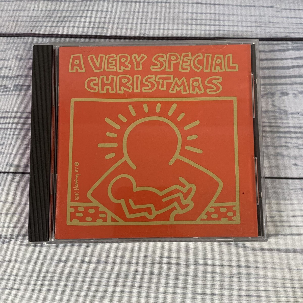 A Very Special Christmas CD 1987 Keith Haring Art Soul Rock A Very Special Christmas CD 1987 Keith Haring Art Soul Rock