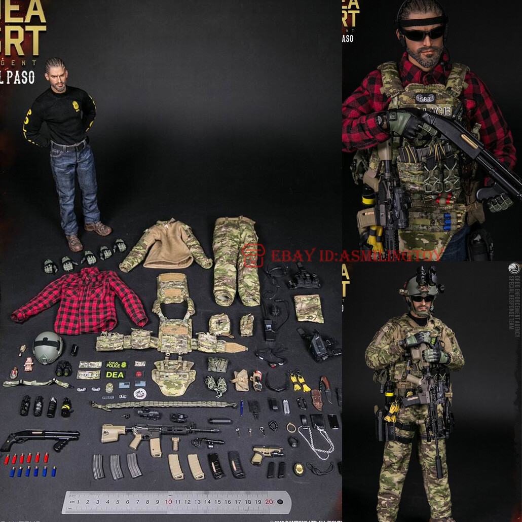 Damtoys 78063 DEA SRT Special Response Team AGENT EL PASO 1/6