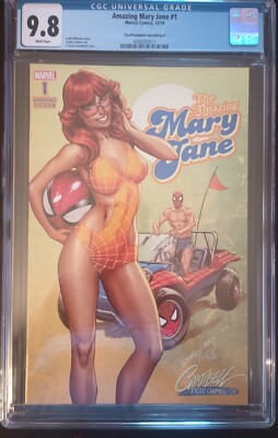 Amazing Mary Jane  # 1 CGC 9.8 NM + / Mint Variant D 1970 s J Scott Campbell !!