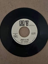 Ray Charles - That's A Lie b/w Go on Home - ABC Records VG+/NM, 1968, PROMO.