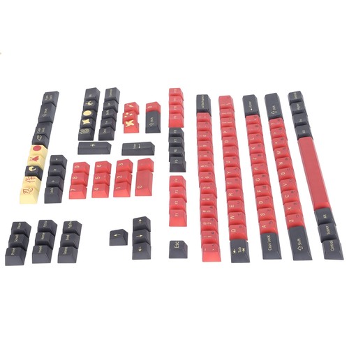 PBT Keycaps 128 Key Japanese Style With Animation Elements For Universal PC NEW - Afbeelding 11 van 12