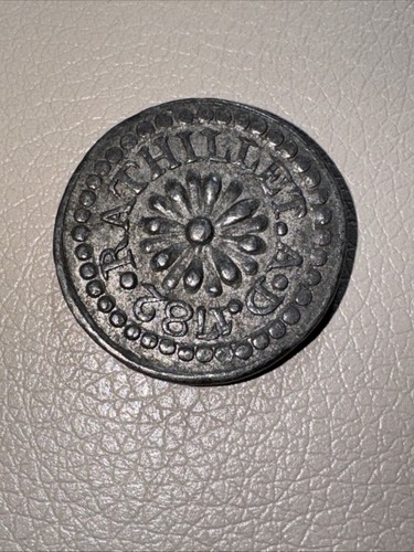 Antique Scottish Communion Token - RATHILLET 1782 FIFE - Picture 1 of 2