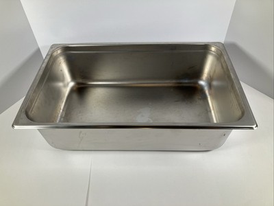 Winco SPJP106 Full Size 6 in Steam Table Pan 23 gauge stainless steel 21x13 NSF