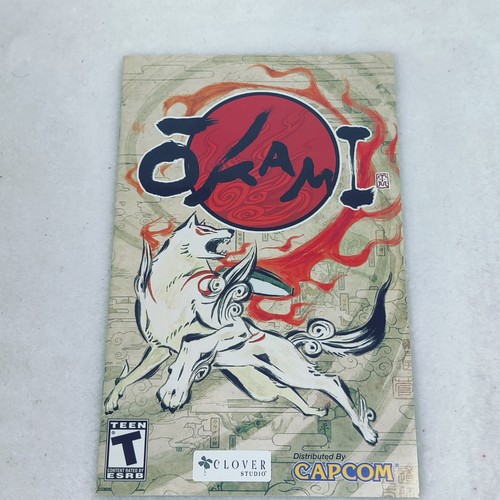 Okami PS2 (Sony PlayStation 2) Manual Only