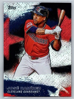 2026 Topps JOSE RAMIREZ #SMLB-18 Stars of MLB Insert Guardians 75th Anniv